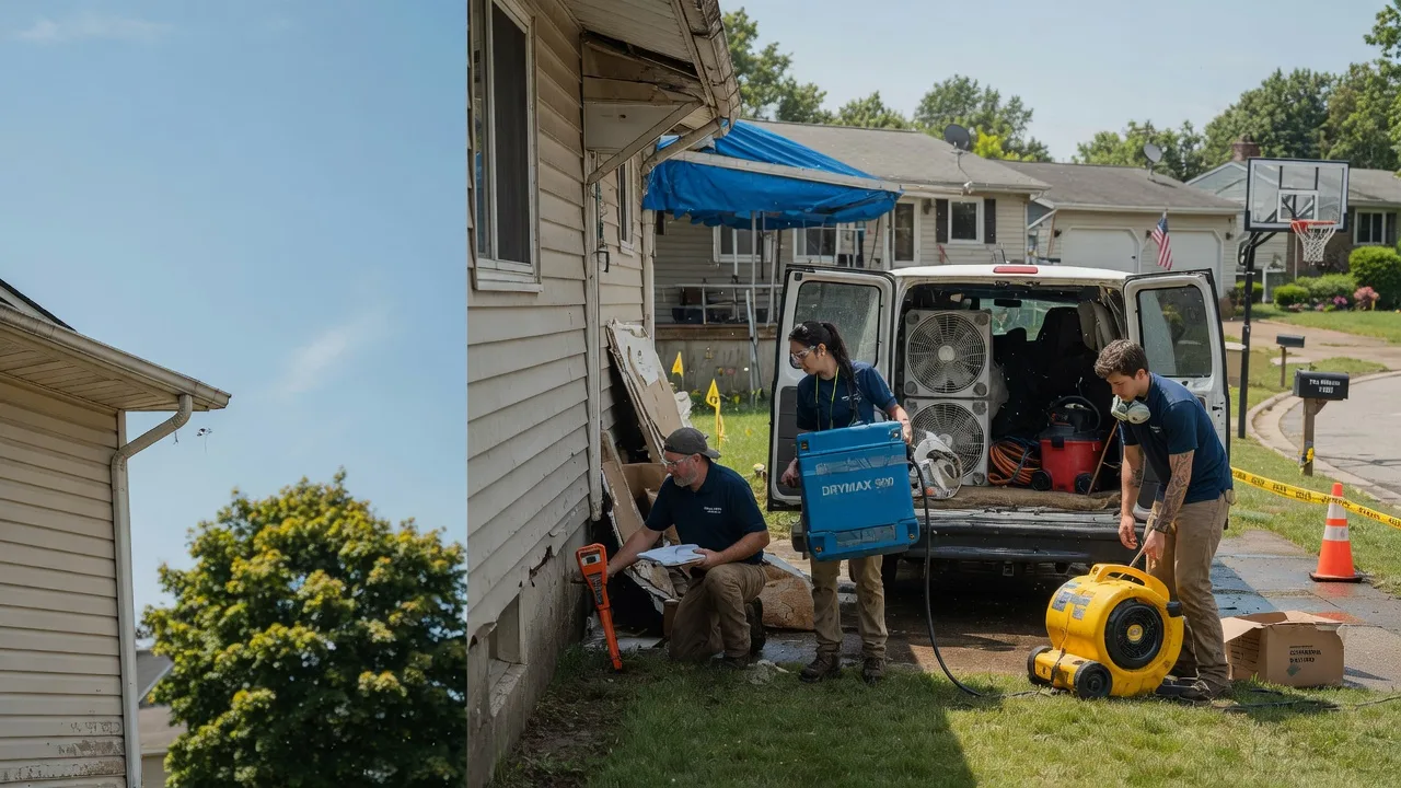 Ceiling Leak Cleanup in Westminster, MD near me